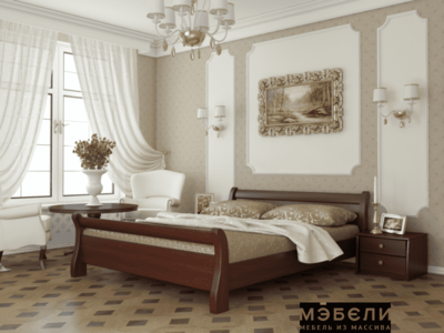 Кровать Диана 90х200  могано-3